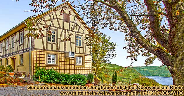 Gnderrodehaus am Sieben-Jungfrauen-Blick bei Oberwesel am Rhein